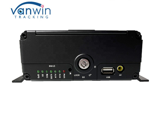 SD Card Hard Disk 4 Channel Mobile DVR Remote Monitoring 4G GPS WIFI Untuk Truk / Taksi / Bus