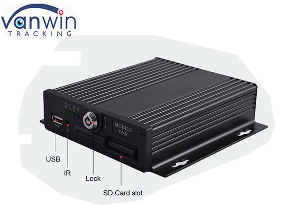 4CH 4G GPS H.264 SD Card Mobile DVR pengawasan video seluler kendaraan